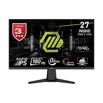 MSI 27 MAG 275QF 2560X1440(WQHD) IPS 180HZ 1MS GAMINH MONITOR