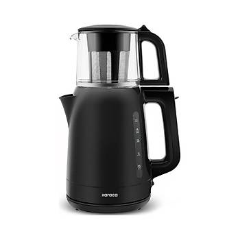 Karaca Mega Tea 1501 1500 W Cam �ay Makinesi Siyah