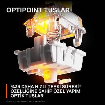 STEELSERIES APEX 9 MINI MEKANIK OYUN KLAVYESI 64838 UK