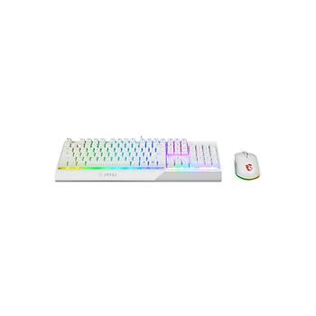 MSI Vigor GK30 Combo White Tr Klavye & Mouse Set Beyaz
