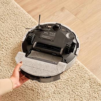 HOMENDALEX LASER 1291H MOPLU VE HARITALAMALI 5 KPA ROBOT SUPURGE BEYAZ 2025