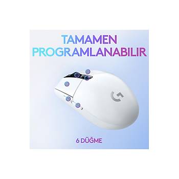 Logitech G305 910-005292 Beyaz Lightspeed Optik Kablosuz Oyuncu Mouse