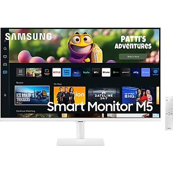 SAMSUNG ODYSSEY M5 LS32CM501EUXUF 32 4MS HDR10 SMART TV WI FI MONITOR BEYAZ