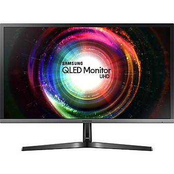 Samsung LU32H750UMMXUF 31.5 4ms (Display+HDMI) FreeSync UHD QLED Monitr