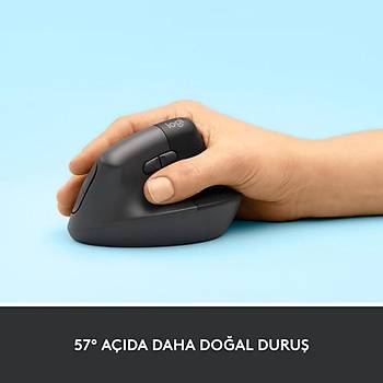 LOGITECH LIFT GELISMIS ERGONOMIK DIKEY MOUSE SIYAH 910-006473