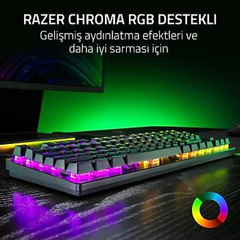 Razer Huntsman V3X Q Trke Tenkeyless Klavye Purple Switch RZ03-05021800-R3L1
