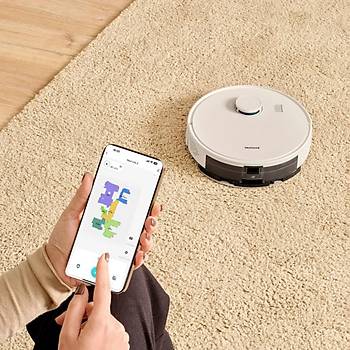 HOMENDALEX LASER 1291H MOPLU VE HARITALAMALI 5 KPA ROBOT SUPURGE BEYAZ 2025
