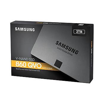 Samsung 860 QVO  2TB 550-520Mb/s Sata3 2.5 SSD 76Q2T0BW SAMSUNG TÜRKÝYE