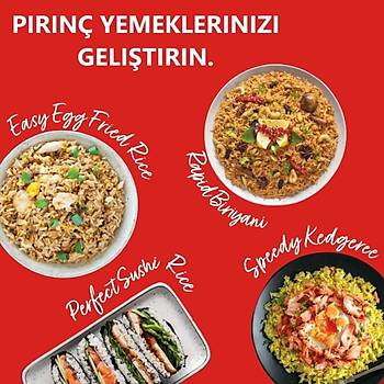 Instant Pot H�zl� Pilav Pi�irici ve Buharl� Pi�irici 20 Porsiyon 2.8 Lt.