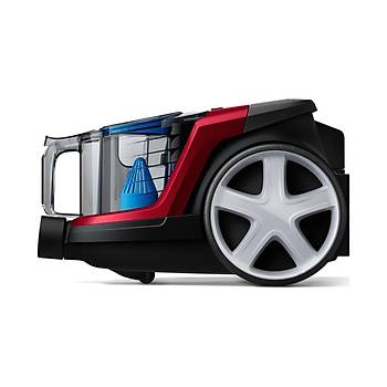 Philips PowerPro City Toz Torbas�z Elektrikli S�p�rge, 650W, PowerCyclone 5, Allergy H13 Filtre, Parke Ba�l���, FC9331/07