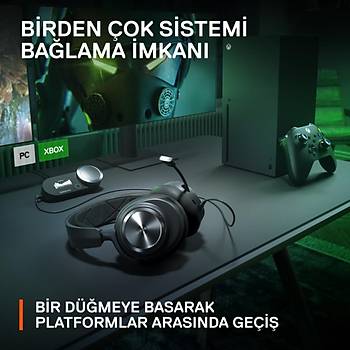 SteelSeries Arctis Nova Pro X SSH61528 7.1 Surround PC Xbox Mikrofonlu Siyah Kablolu Gaming Oyuncu Kulaklk