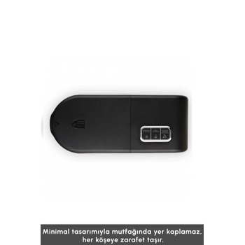 Karaca Hat�r Plus 5 in 1 Konu�an K�zde ve S�tl� T�rk Kahvesi ve Filtre Kahve Makinesi Black Chrome