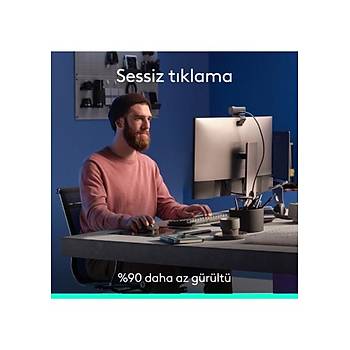 Logitech Mx Master 3s Bluetooth Edition Performans 8000 Dp� Optik Sens�rl� Sessiz Kablosuz Mouse, Siyah