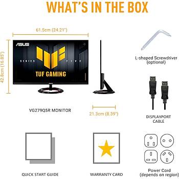 Asus TUF Gaming VG279Q5R 27 0.3 ms Full HD Fast IPS 200 Hz Oyuncu Monitor