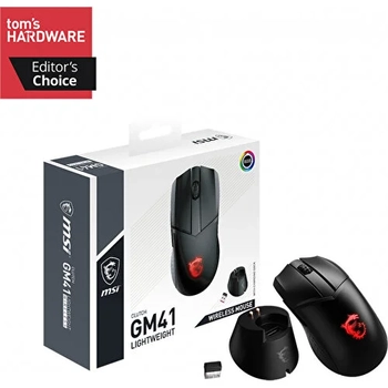 MSI GG Clutch GM41 Lightweight 20000 Dp 1ms Optik Sensor RGB LED Kablosuz Oyuncu Mouse 
