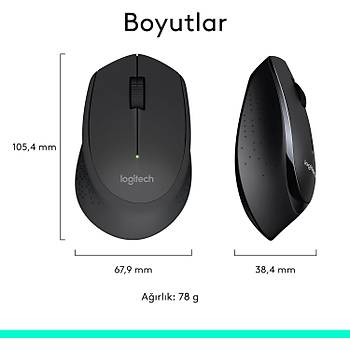 Logitech MK345 Siyah 920-006514 Kablosuz Klavye Mouse Seti