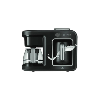 Karaca Hat�r Plus 5 in 1 Konu�an K�zde ve S�tl� T�rk Kahvesi ve Filtre Kahve Makinesi Black Chrome