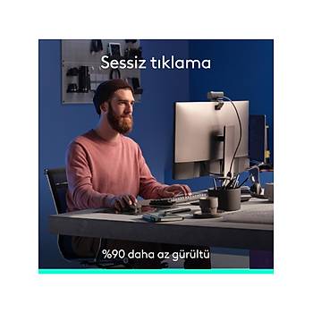 Logitech Mx Master 3s Bluetooth Edition Performans 8000 Dp� Sarjedilebilir Optik Sessiz Kablosuz Mouse, Siyah 910-007501