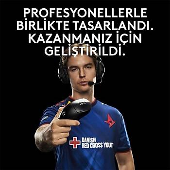 Logitech G PRO X Superlight 2 DEX Siyah 910-007358 44K Lightspeed Hero 2 Optik �arjl� 60gram Kablosuz Oyuncu Mouse