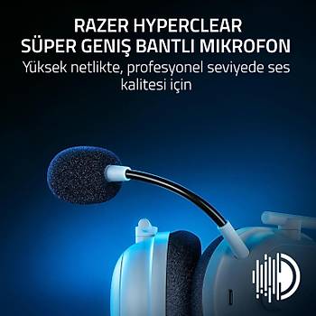 Razer Blackshark V2 PRO Playstation Edition 2024 Beyaz Kablosuz Oyuncu Kulakl RZ04-04530600-R3G1