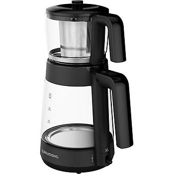 Grundig Tm 4587 G �ay Makinesi 1,2 L Cam Demlik ve �elik G�vde ile ��k Tasar�m