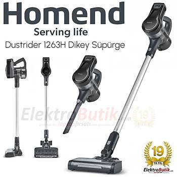 HOMENDDUSTRIDER 1263H DIKEY SUPURGE SIYAH KIRMIZI