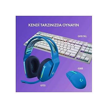Logitech G733 Lightspeed Mavi 981-000943 RGB Kablosuz Oyuncu Kulakl�k