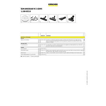 KARCHER VC 3 ERP 700 W TOZ TORBASIZ SUPURGE BEYAZ 1.198-053.0