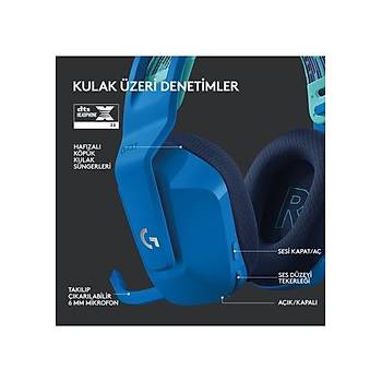 Logitech G733 Lightspeed Mavi 981-000943 RGB Kablosuz Oyuncu Kulakl�k