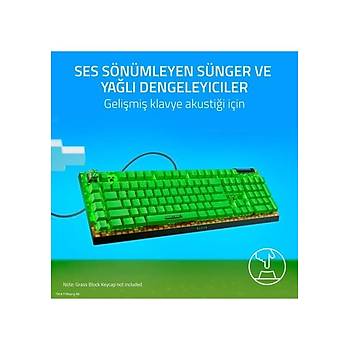 Razer BlackWidow V4 X Minecraft RZ03-04704100-R3M1 US Chroma RGB Green Switch Kablolu Mekanik Oyuncu Klavye