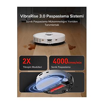 Roborock S8 Maxv Ultra Ak�ll� Robot S�p�rge Beyaz 2 YIL ROBOROCK TURKIYE GARANTILIDIR