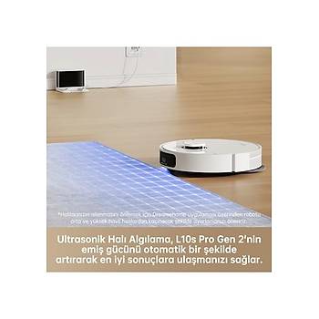 Dreame L10s Pro Gen 2 Robot S�p�rge Beyaz, 7.000PA Emi� G�c�