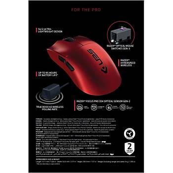 Razer Viper V3 PRO Sentinels Edition RZ01-05120400-R3M1 Ultralight Optik 35K Kablosuz Oyuncu Mouse