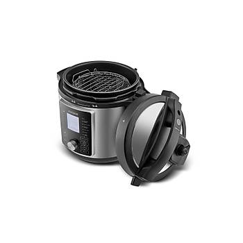 Karaca Cooker Elektrikli 17 Program Bas�n�l� Buharl� Pi�irici Pilav Yo�urt Inox 1000W 6L