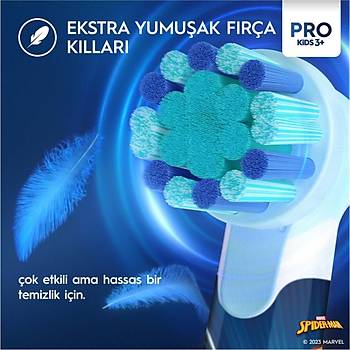 Oral-B Vitality Pro Spiderman Ozel Seri Cocuklar Icin Sarj Edilebilir Dis Fircasi