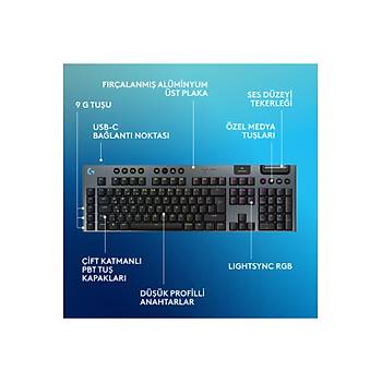 Logitech G915 X Lightspeed 920-012676 RGB Tactile Switch Kablolu/Kablosuz Mekanik Oyuncu Klavyesi