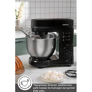 Karaca Maestrochef Stella Stand Mikser Siyah 1500w 5 Litre