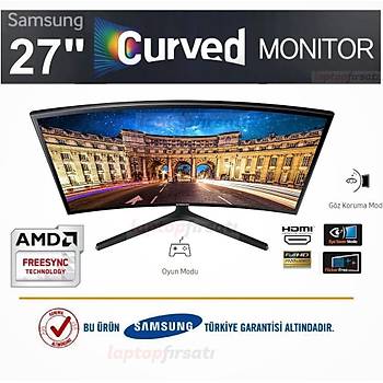 Samsung LC27F396FHMXUF 27 60Hz 4ms (VGA+HDMI) FreeSync FullHD VA Monitör