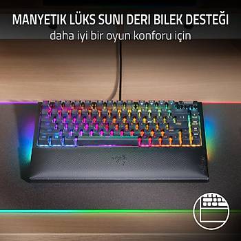 Razer BlackWidow V4 %75 US Layout RGB TKL Orange Switch Kablolu Mekanik Oyuncu Klavyesi RZ03-05000400-R3E1
