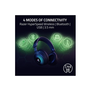 Razer Kraken V4 Pro RZ04-05160100-R3M1 RGB Kablolu/Kablosuz Kulak �st� Oyuncu Kulakl���
