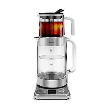 Karaca x Refika G�nl�bol Xl Cam �ay Makinesi Chrome