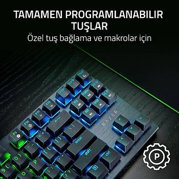Razer Huntsman V3X Q Trke Tenkeyless Klavye Purple Switch RZ03-05021800-R3L1