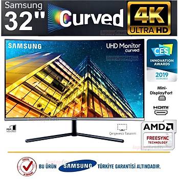 Samsung LU32R590CWMXUF 32 60Hz 4ms HDMI+DP UHD 4K Curved Monitr