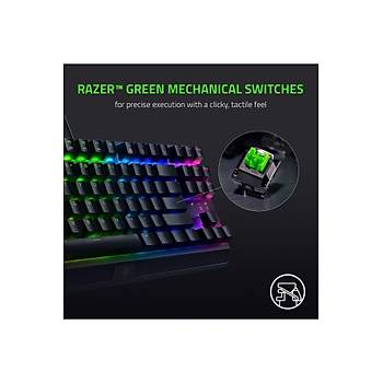 BlackWidow V3 Tenkeyless Yeil Anahtar RGB Mekanik Ingilizce US Oyun Klavyesi - Siyah RZ03-03490100-R3M1