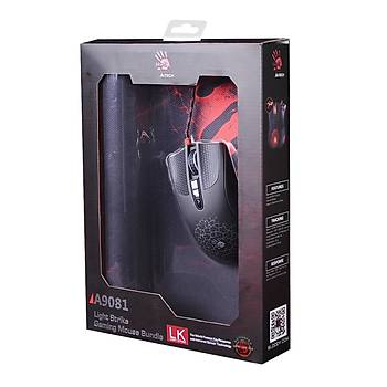 BLOODY A9081-A CORE3 AKTF (A90 4000CPI OYUNCU MOUSE + MOUSE PAD)