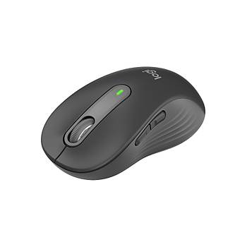 Logitech M650 Signature 910-006253 Siyah Sessiz K���k Boy Sa� El Kablosuz Mouse