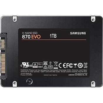 Samsung 870 EVO 1TB MZ-77E1T0BW 560MB-530MB/sn Sata3 2.5