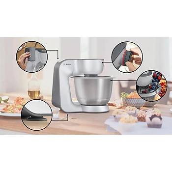 Bosch Mum58359 Serie 4 Mutfak Makinesi Mum 5 1000 W Metalik Inoks G�m��