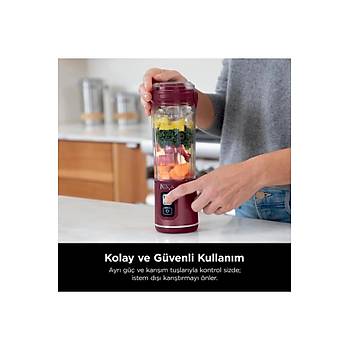 Ninja Blast BC151EUCR Cranberry K�rm�z� �arjl� Smoothie Blender