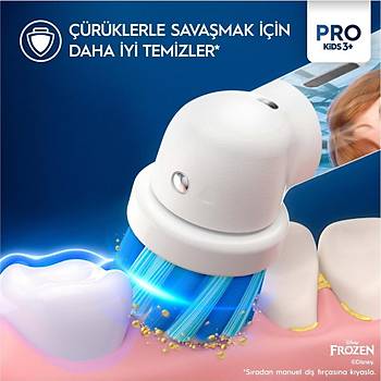 Oral-B Vitality Pro Frozen Ozel Seri Cocuklar Icin Sarj Edilebilir Dis Fircasi